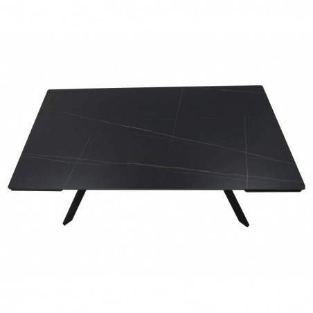 Stół rozkładany Imperia Signal | 160-220x90cm | Czarny Marmur
