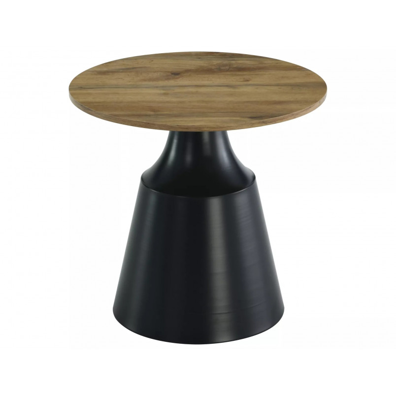 Stoliki okrągłe Itaka Signal | Dąb Artisan / Czarny