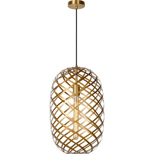 Lampa Wisząca Mosiężna Lucide Wolfram 32cm | Sklep Lamp