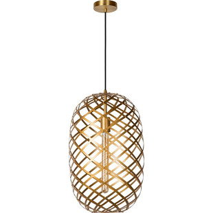Lampa Wisząca Mosiężna Lucide Wolfram 32cm | Sklep Lamp