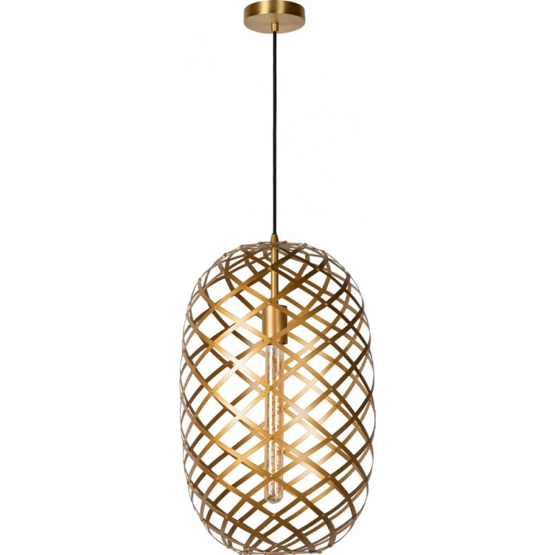 Lampa Wisząca Mosiężna Lucide Wolfram 32cm | Sklep Lamp