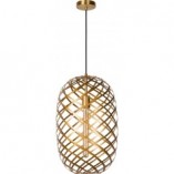 Lampa Wisząca Mosiężna Lucide Wolfram 32cm | Sklep Lamp