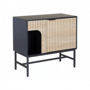 Komoda Mago Signal 75x40 czarny/dąb - Stylowe meble