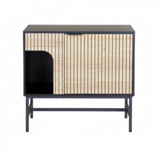 Komoda Mago Signal 75x40 czarny/dąb - Stylowe meble