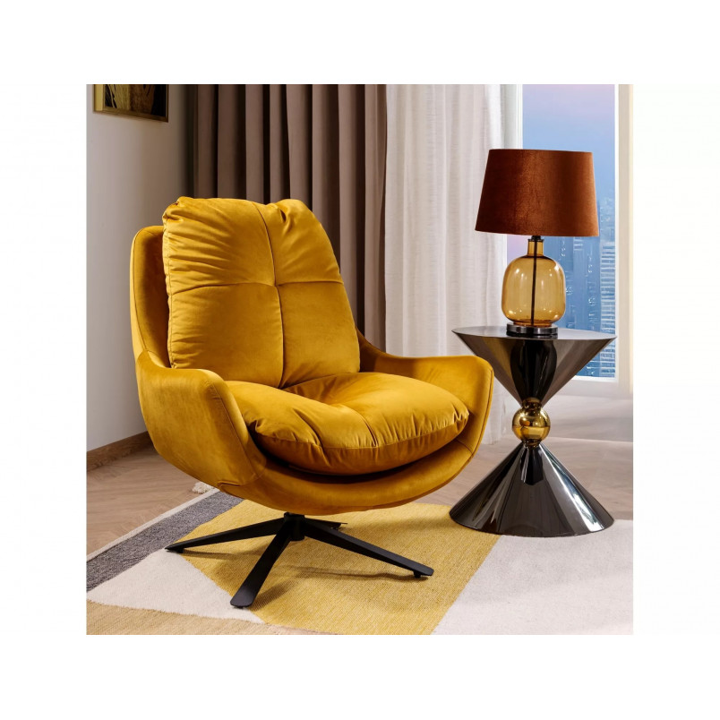 Stolik boczny Mira Signal: Elegancki design, czarny połysk | Kup teraz!