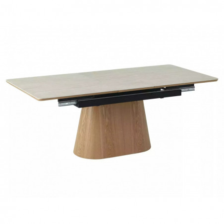 Stół rozkładany Monaco Signal | 160-200x90cm | Beż Travertine