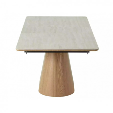 Stół rozkładany Monaco Signal | 160-200x90cm | Beż Travertine