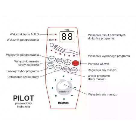 Fotel rozkładany welurowy Neptun M - masaż, podgrzewanie | Signal