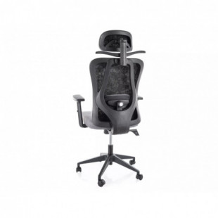 Fotel biurowy ergonomiczny Signal Q-080M czarny | Komfort i BHP