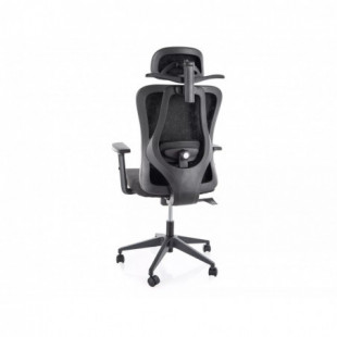 Fotel biurowy ergonomiczny Signal Q-080M czarny | Komfort i BHP