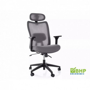 Fotel Ergonomiczny Q-724 Szary Signal - Komfort i Zdrowie