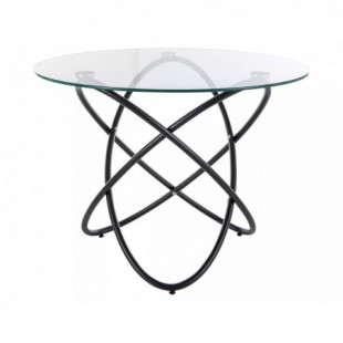 Stół szklany okrągły Orbit 100cm Signal - Elegancki design