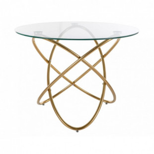 Stół szklany okrągły Orbit 100cm Signal - Elegancki Design