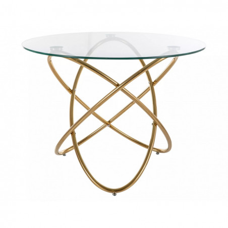 Stół szklany okrągły Orbit 100cm Signal - Elegancki Design