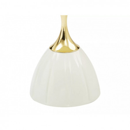 Stolik boczny Piana Signal | Biało-złoty, 38cm | Kup online