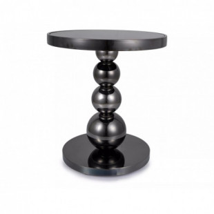 Stolik boczny szklany Rima 50cm czarny Signal - Stylowy i elegancki
