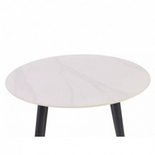 Stół okrągły Rion 90cm biały Signal | Elegancki design