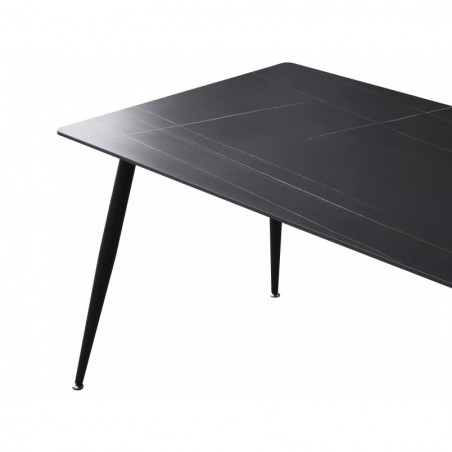 Stół ceramiczny Rion 160x90 czarny - Signal | Elegancki design