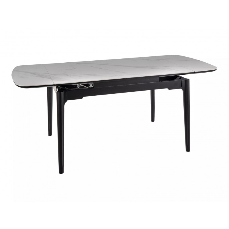 Stół rozkładany Signal Sento 120-180x80cm - Biały marmur