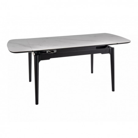 Stół rozkładany Signal Sento 120-180x80cm - Biały marmur