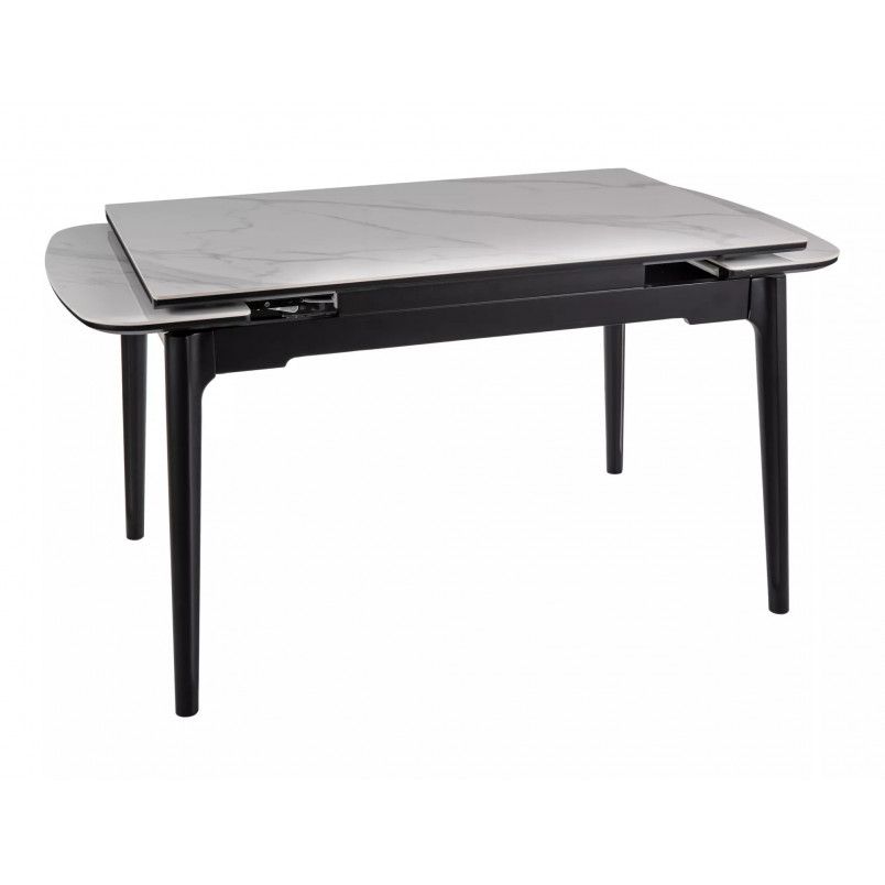 Stół rozkładany Signal Sento 120-180x80cm - Biały marmur