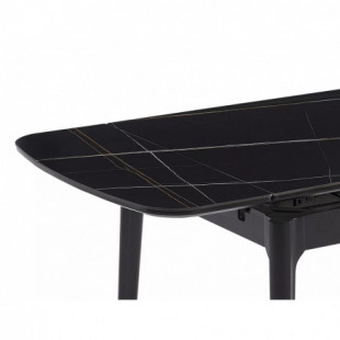 Stół rozkładany Signal Sento: Czarny marmur, 120-180x80cm - Kup Teraz!