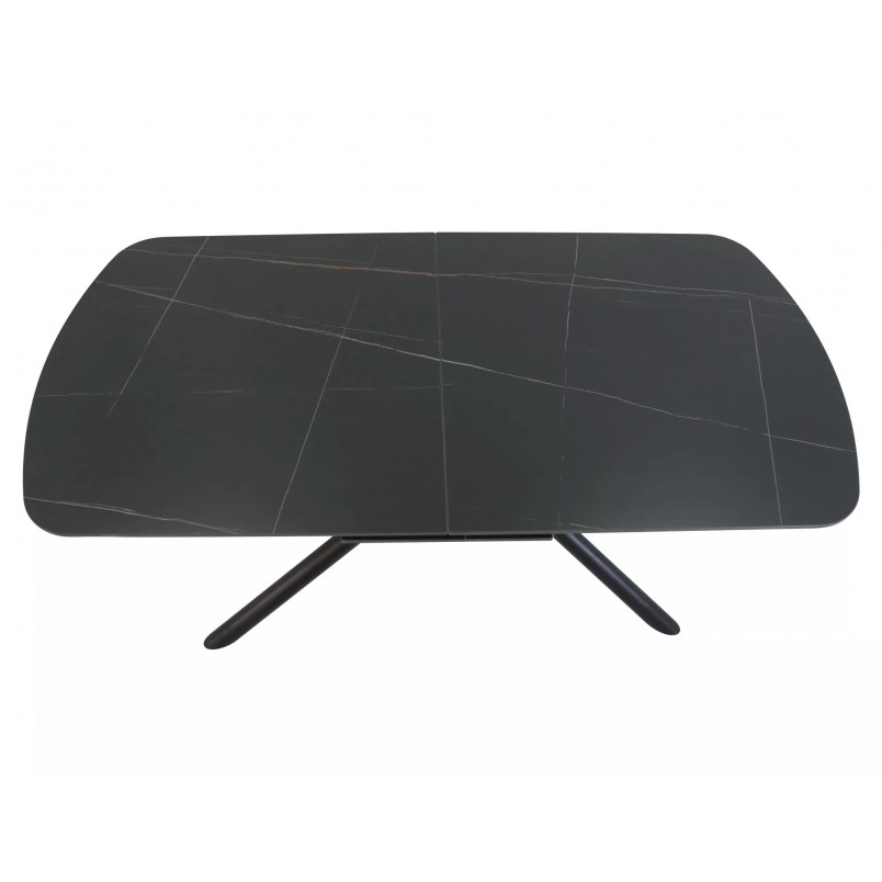 Stół rozkładany Signal Vector: Elegancki design, ceramika, 160-200x90cm