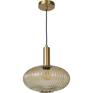 Lampa Wisząca Lucide Maloto - Bursztynowy Styl Retro | Sklep Lamp