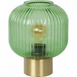 Lampa stołowa Lucide Maloto - Szklana, Retro, Zielona