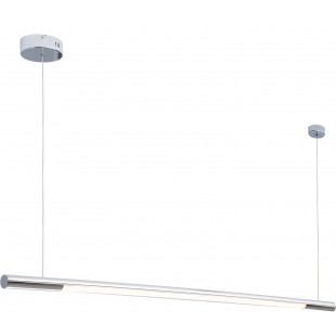 Lampa wisząca LED Organic 100cm chrom MaxLight | Minimalizm