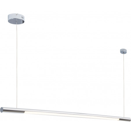 Lampa wisząca LED Organic 100cm chrom MaxLight | Minimalizm