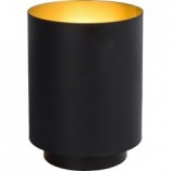 Lampa stołowa minimalistyczna czarna Lucide Suzy Round - Kup online