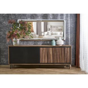 Lustro Glamour Abisso Halmar | 162x72cm | Srebrne