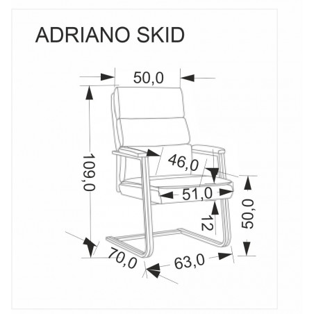 Krzesło biurowe Adriano Halmar - Elegancki design i komfort