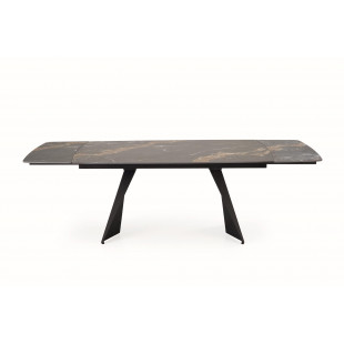 Stół rozkładany Armani Halmar | Nowoczesny design, czarny marmur