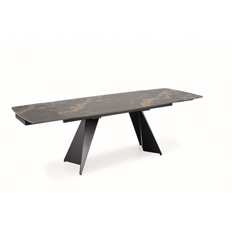 Stół rozkładany Armani Halmar | Nowoczesny design, czarny marmur