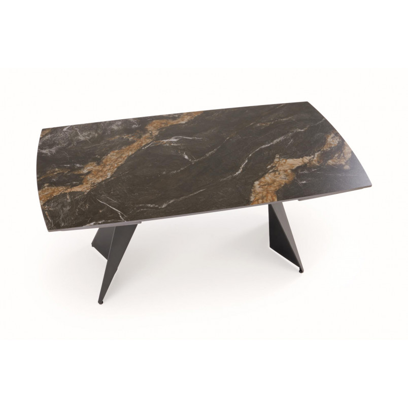 Stół rozkładany Armani Halmar | Nowoczesny design, czarny marmur