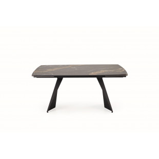 Stół rozkładany Armani Halmar | Nowoczesny design, czarny marmur