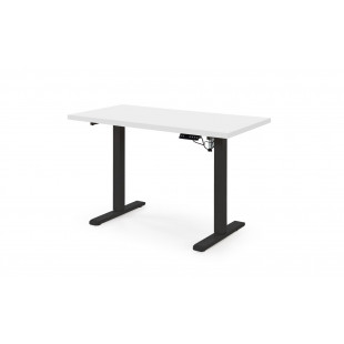 Biurko elektryczne Halmar B54 - 120x60cm | Biały/Czarny