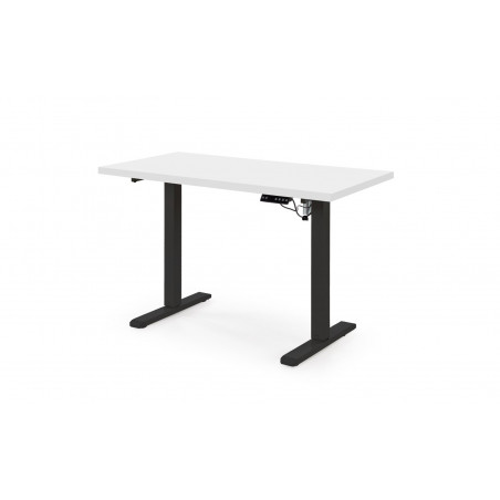 Biurko elektryczne Halmar B54 - 120x60cm | Biały/Czarny