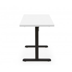 Biurko elektryczne Halmar B54 - 120x60cm | Biały/Czarny