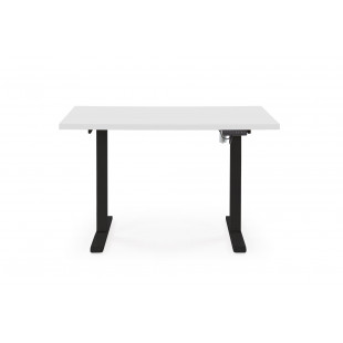 Biurko elektryczne Halmar B54 - 120x60cm | Biały/Czarny