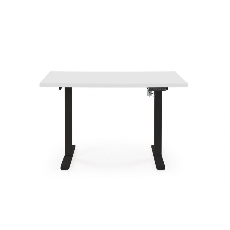 Biurko elektryczne Halmar B54 - 120x60cm | Biały/Czarny