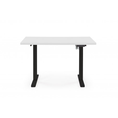 Biurko elektryczne Halmar B54 - 120x60cm | Biały/Czarny