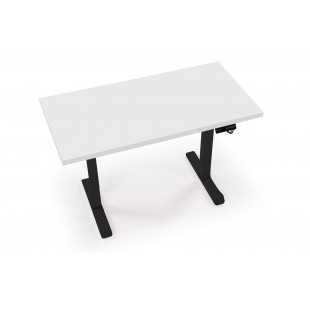 Biurko elektryczne Halmar B54 - 120x60cm | Biały/Czarny