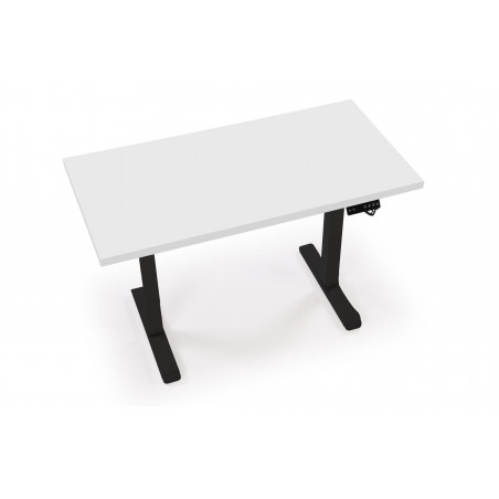 Biurko elektryczne Halmar B54 - 120x60cm | Biały/Czarny