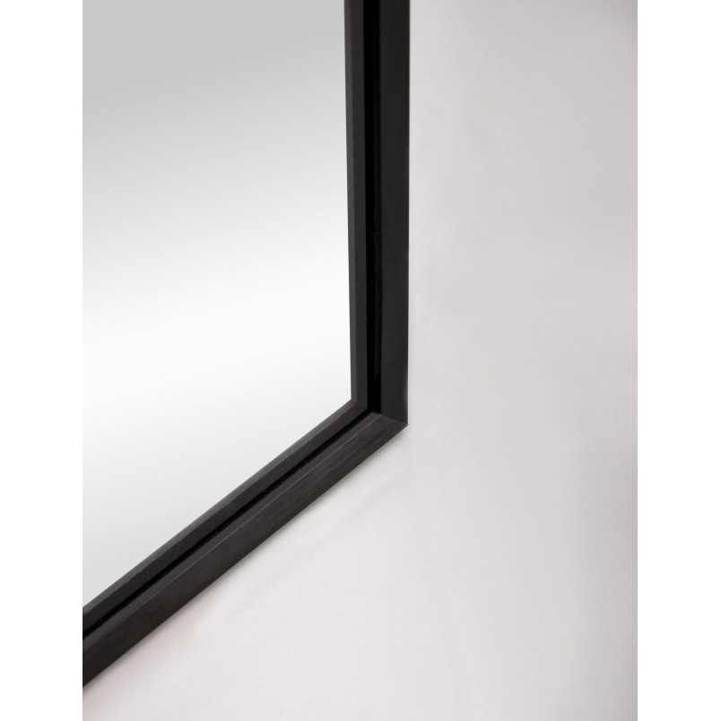 Lustro ścienne Curio czarne Halmar | 120x60cm