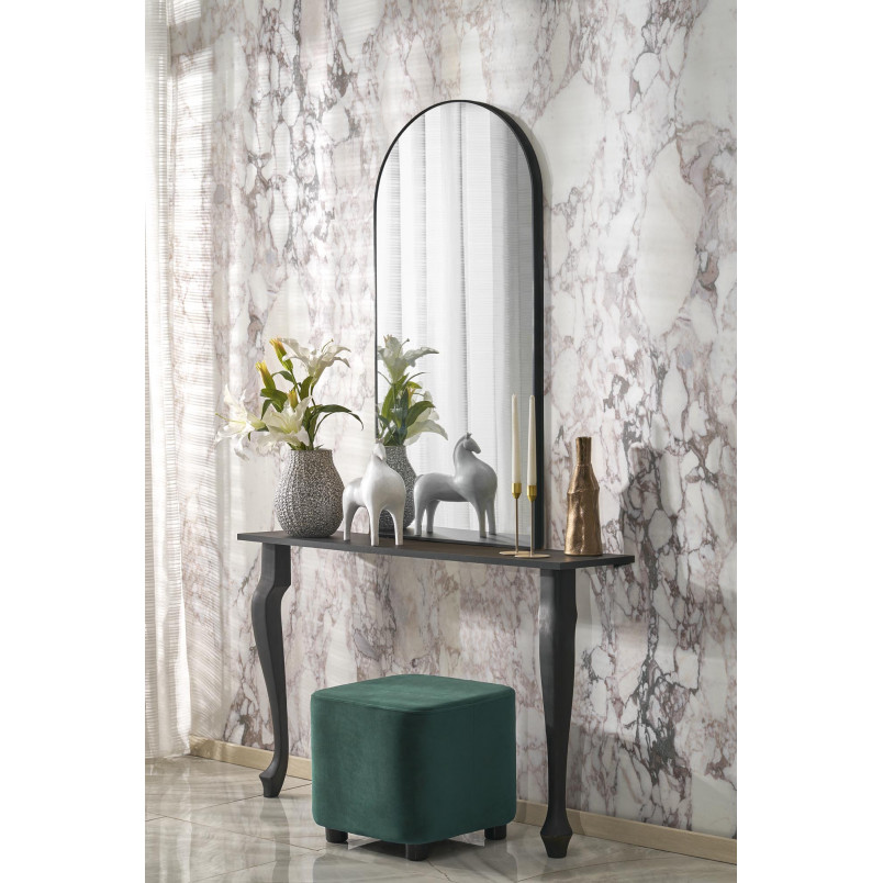 Lustro ścienne Curio czarne Halmar | 120x60cm