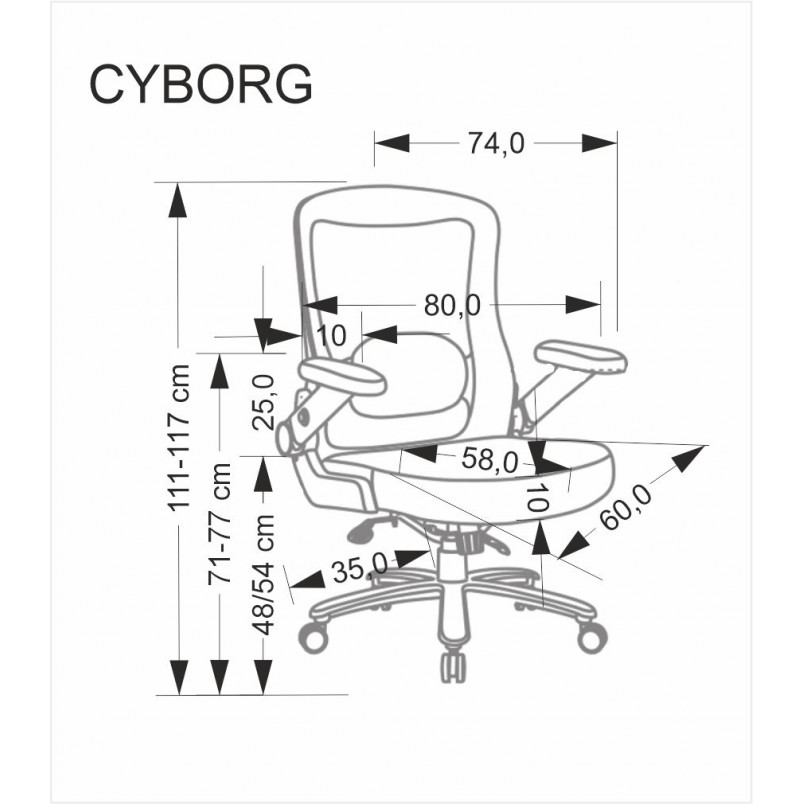 Fotel biurowy Cyborg Halmar - Ergonomia i styl | Sklep mebli