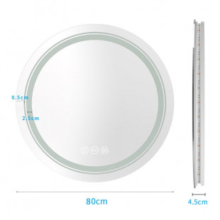 Lustro LED Dover 80cm Halmar - Oświetlenie, Funkcje, Elegancja